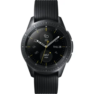 Samsung Galaxy Watch, 42 mm, Edelstahlgehäuse, Silikonarmband