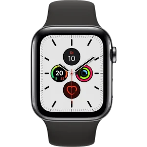 Apple Watch Series 5 GPS + Cellular, Stainless Steel Case, 40mm
