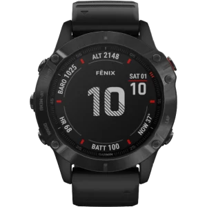 Garmin Fenix 6 Pro Smartwatch, Stainless Steel, 47mm