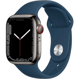 Apple Watch Series 7 GPS + Cellular, Edelstahlgehäuse, 41 mm