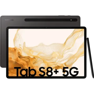 Samsung Tablet, Galaxy Tab S8+ (2022) - 5G - Android - 256GB