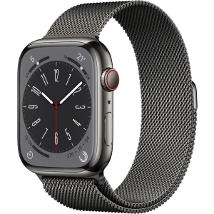 Apple Watch Series 8 GPS + Cellular, Stainless Steel Case, 45mm