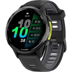 Reloj inteligente Garmin Forerunner 970, caja de polímero reforzado con fibra, 47 mm