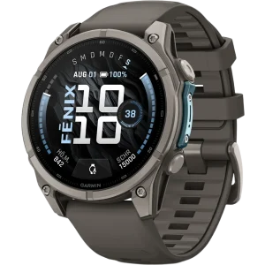 Garmin Fenix ​​9 Smartwatch, Gehäuse aus faserverstärktem Polymer mit Titanlünette, 47 mm