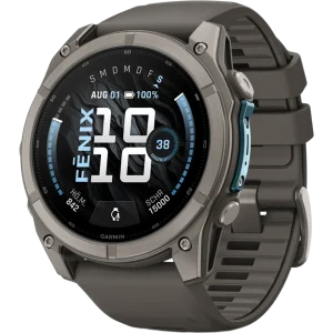 Garmin Fenix ​​9 Smartwatch, Gehäuse aus faserverstärktem Polymer mit Titanlünette, 51 mm