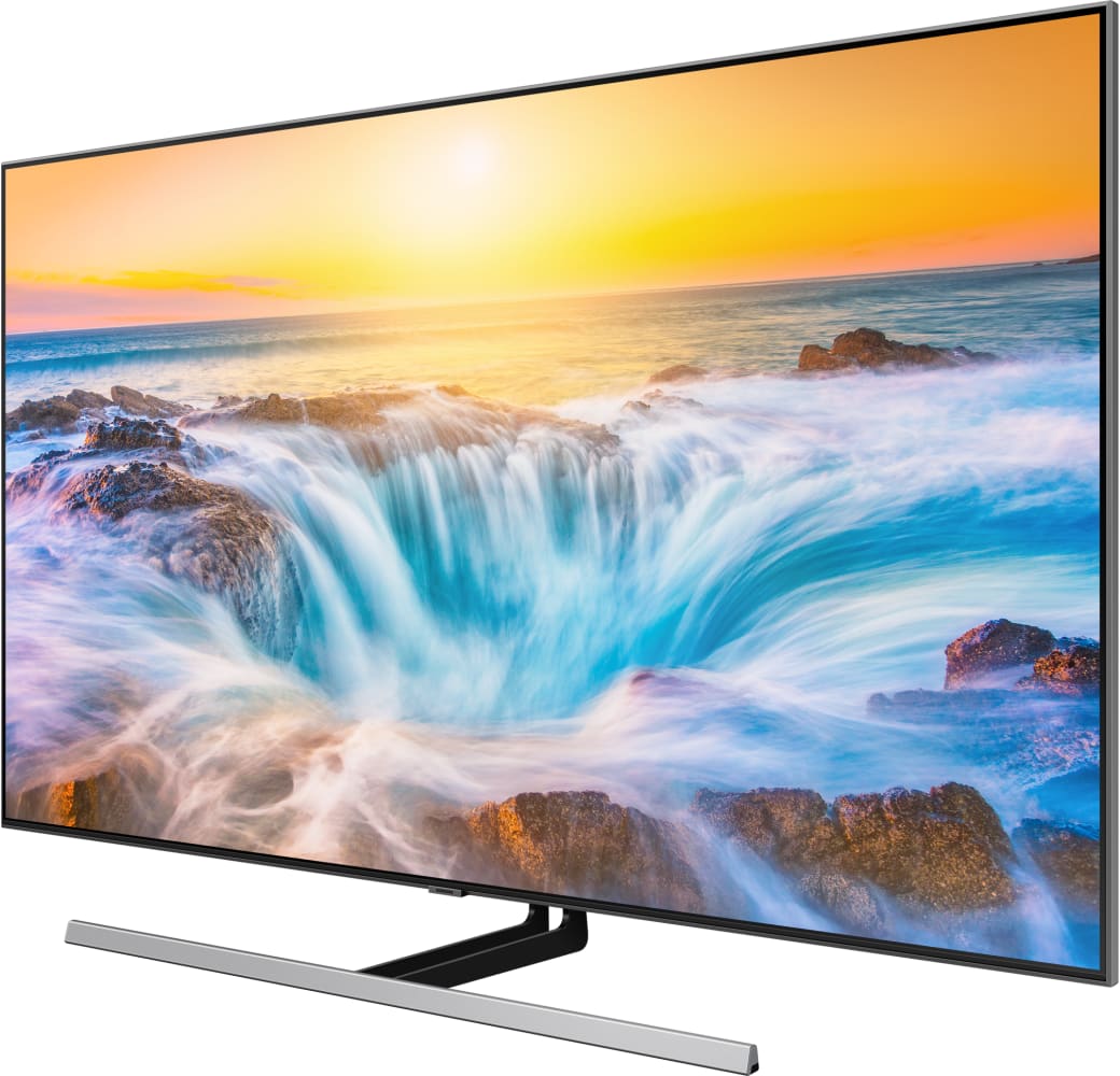 Silver Samsung TV 55" Q85R.3