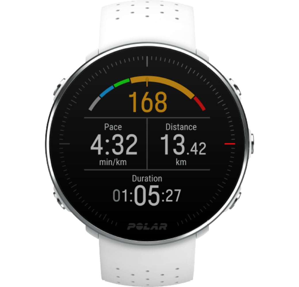 White Polar Vantage M 155-210 mm smartwatch, roestvrijstalen, 46 mm.3