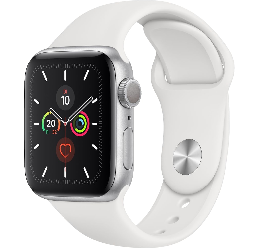 White Apple Watch Series 5 GPS, Aluminium Case, 40mm.2