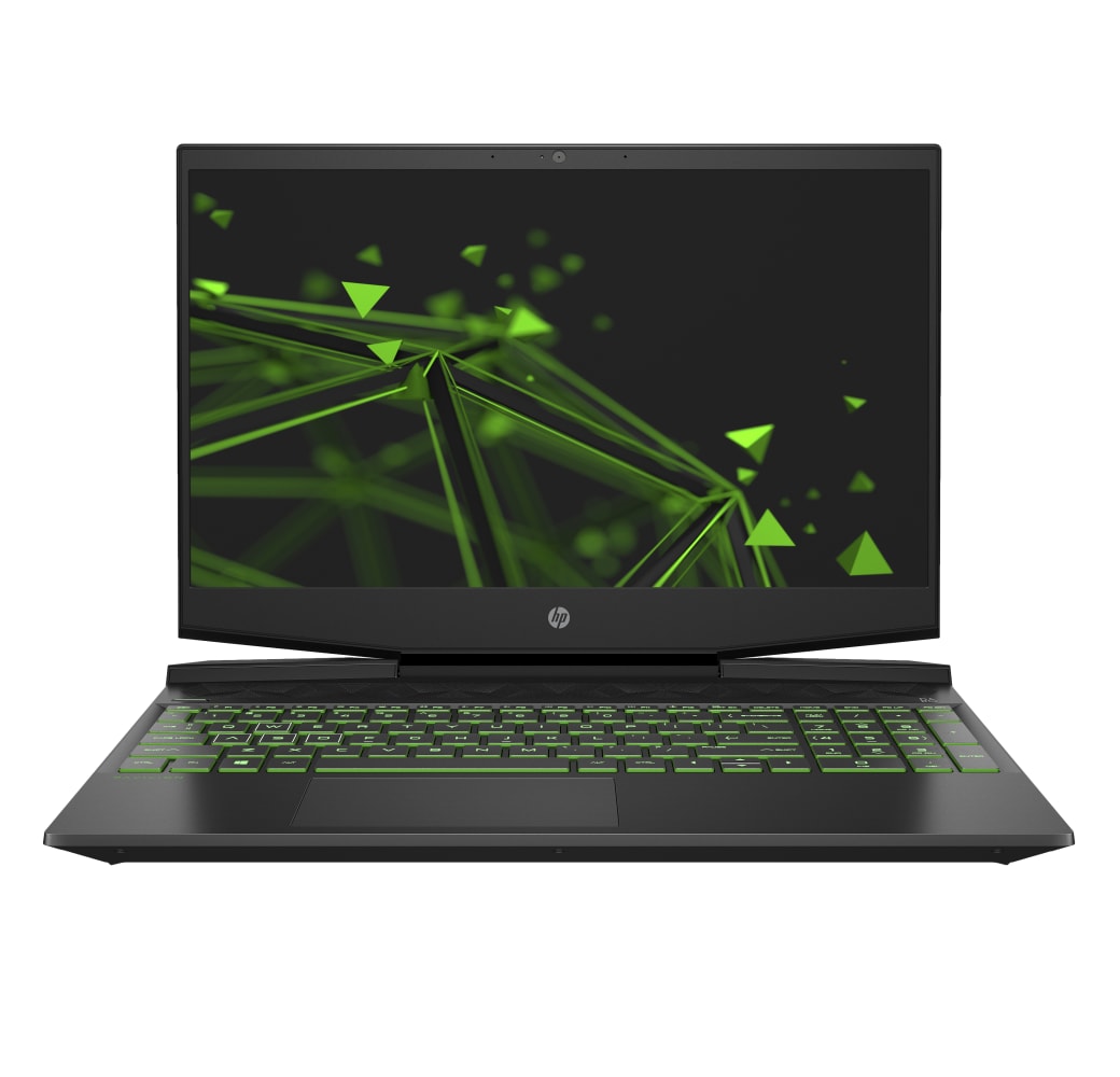 Shadow Black / Acid Green HP Pavilion Gaming 15-dk0006ng.1