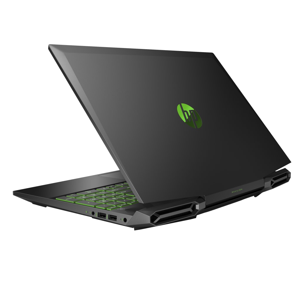 Shadow Black / Acid Green HP Pavilion Gaming 15-dk0006ng.4