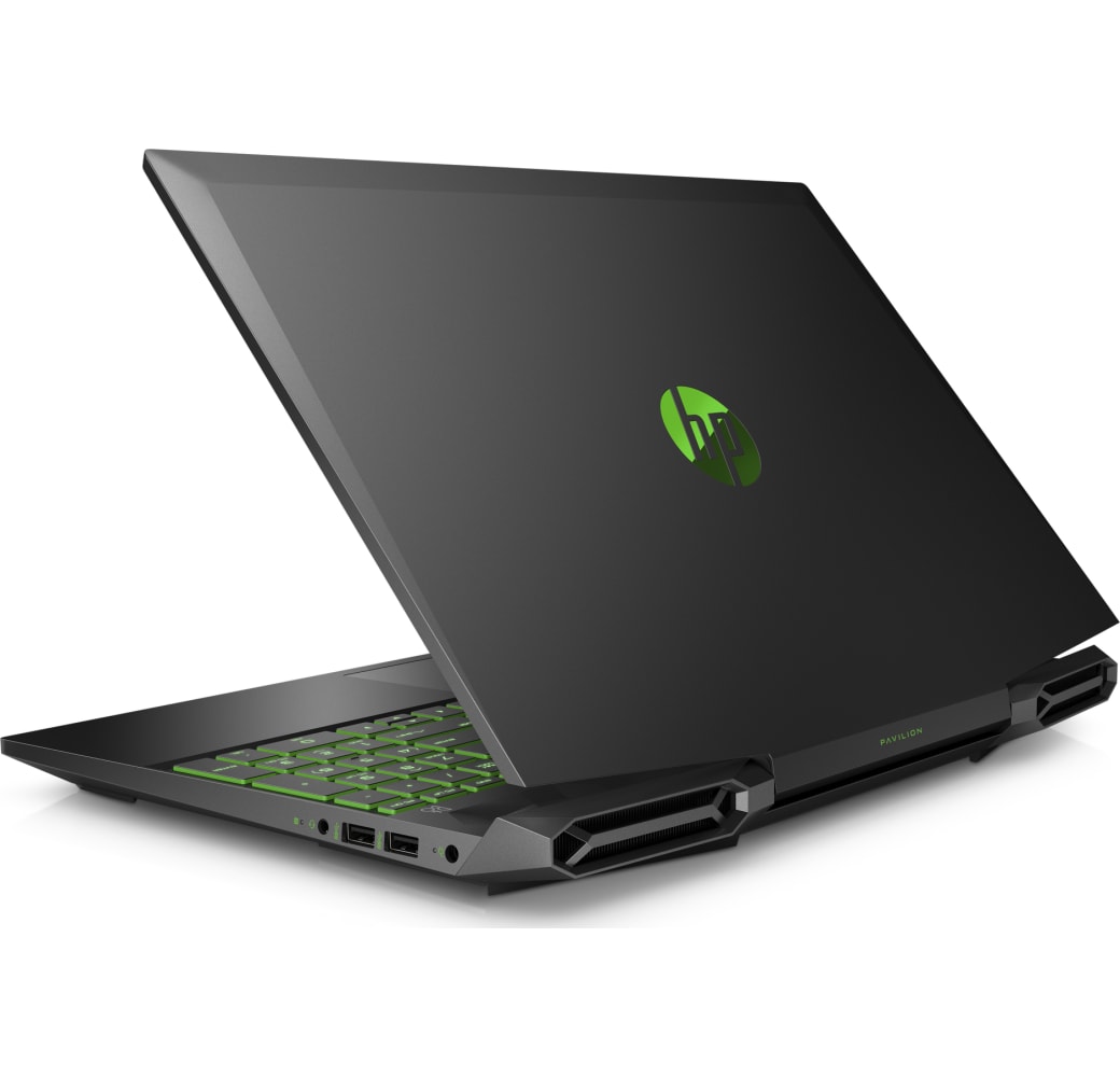 Shadow Black / Acid Green HP Pavilion Gaming 15-dk0007ng.2