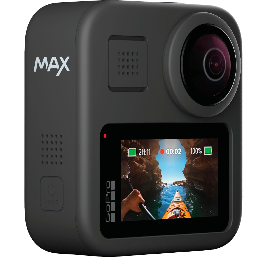 Schwarz GoPro MAX Aktion Kamera.1