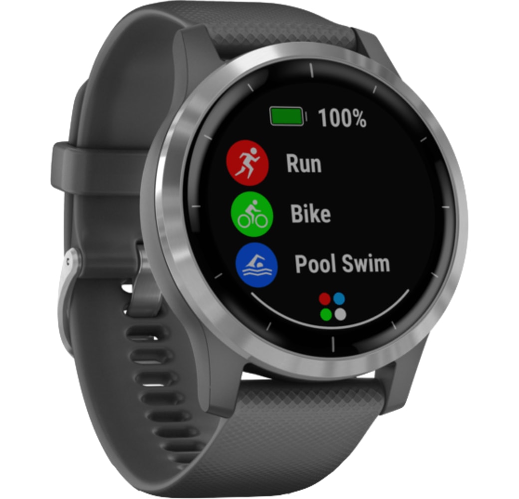 Dunkelgrau Garmin Vivoactive 4 GPS-Sportuhr.2