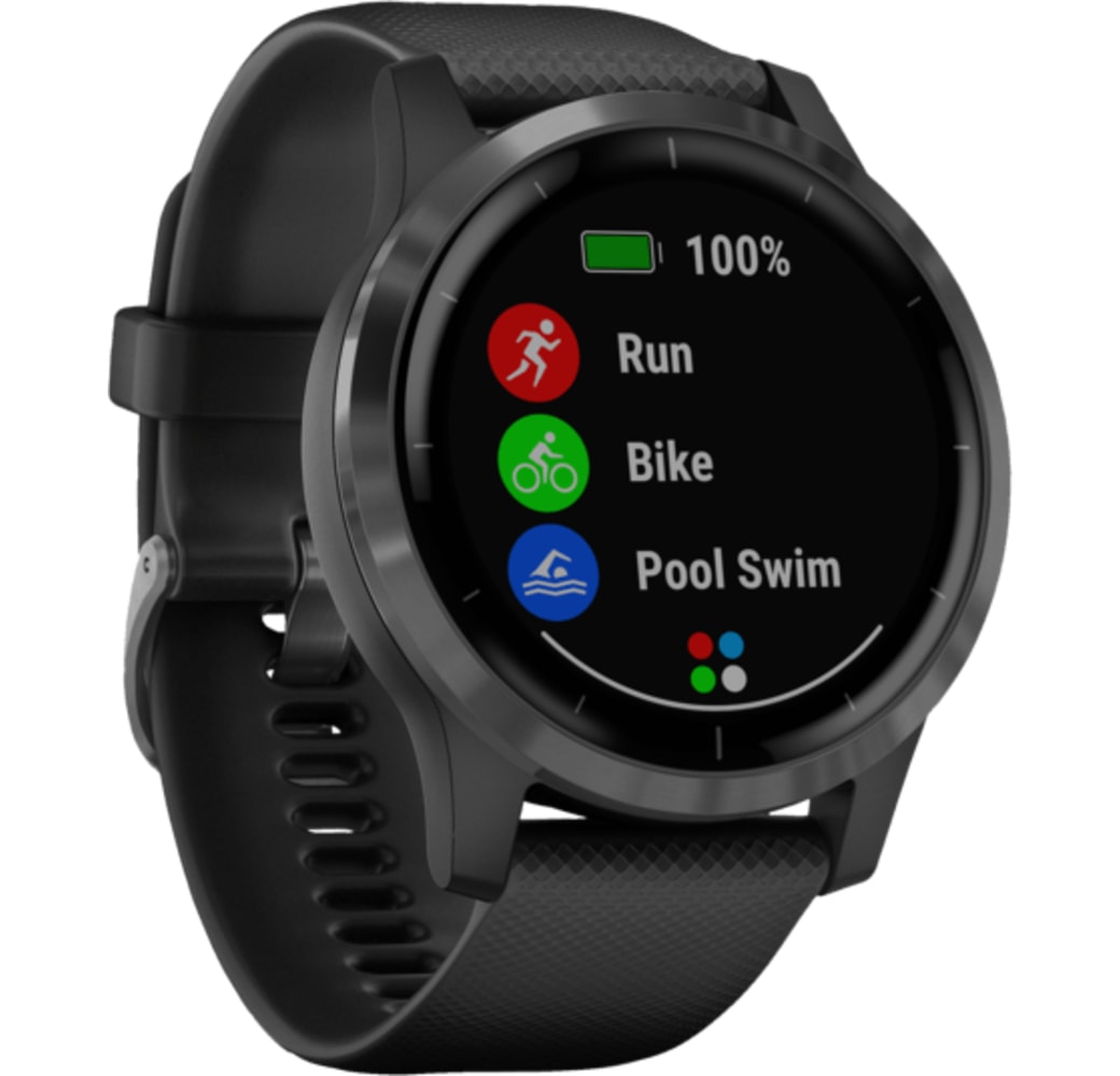 Black Garmin Vivoactive 4 GPS Sports watch.2
