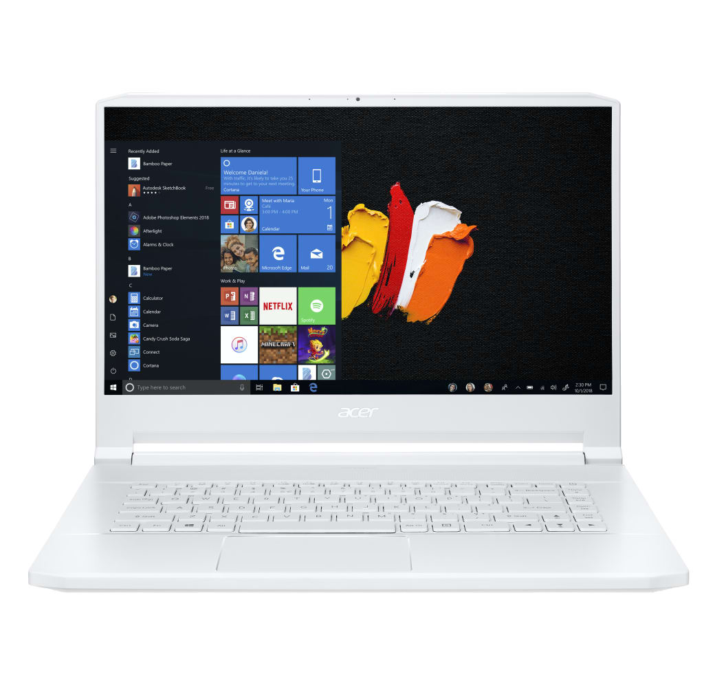 Weiß Acer ConceptD 7 Notebook - Intel® Core™ i7-9750H - 16GB - 512GB SSD - NVIDIA® GeForce® RTX™ 2060.1