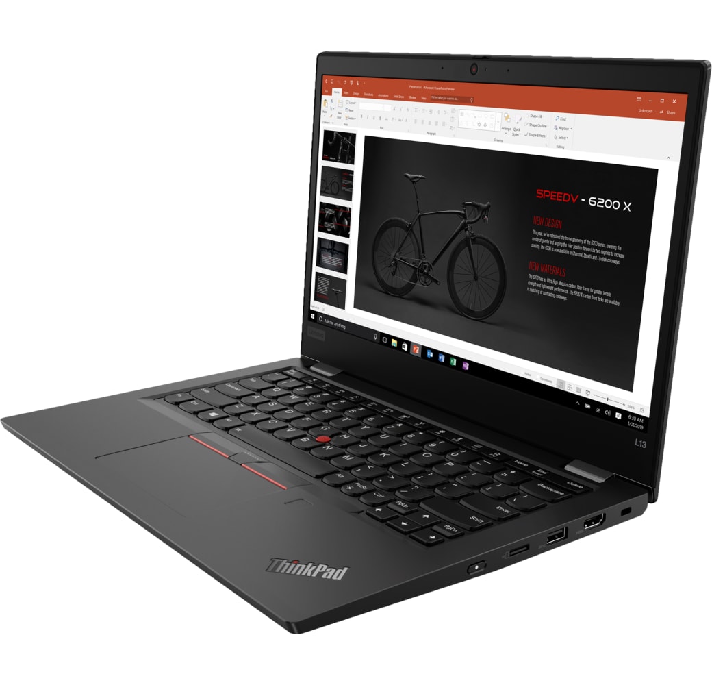 Black Lenovo ThinkPad L13.2