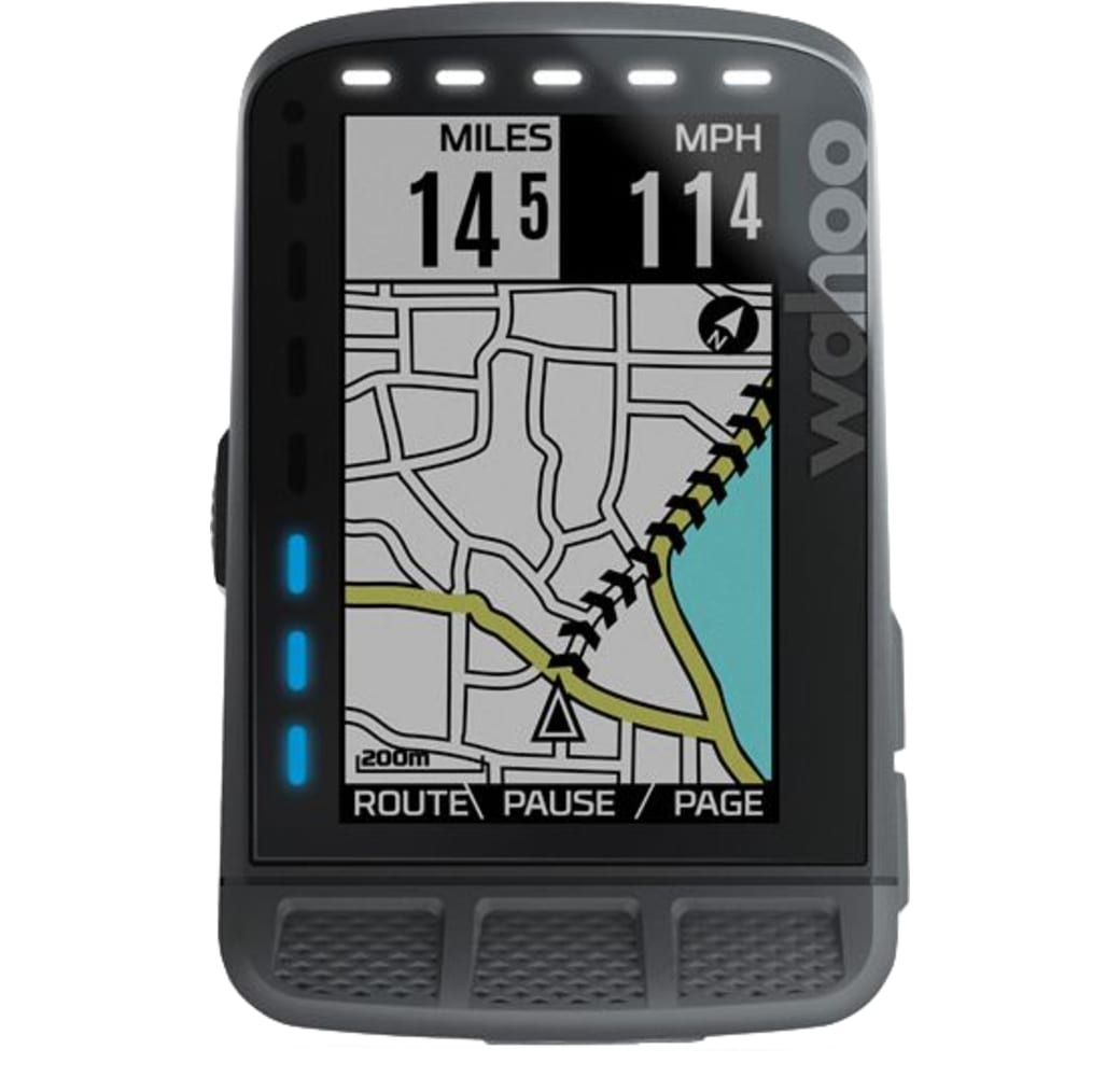 Negro Wahoo Fitness ELEMNT ROAM Reloj inteligente con GPS para bicicleta, caja de plástico, 68,58 mm.1