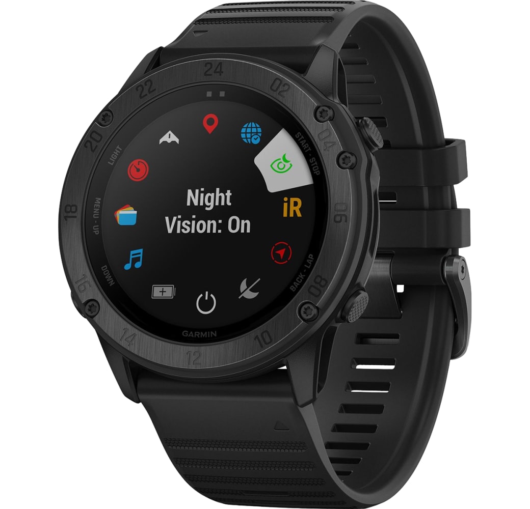 Negro Garmin TactixDelta - Smartwatch Edición Zafiro, Polímero reforzado con fibra, 51mm.4