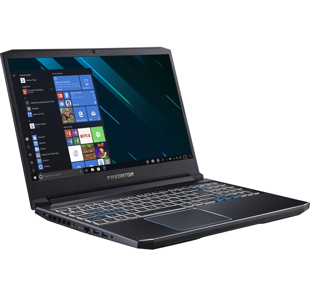 Schwarz Acer Predator Helios 300 PH315-52-71TW Gaming Notebook - Intel® Core™ i7-9750H - 8GB - 1TB SSD - NVIDIA® GeForce® GTX™ 1660 Ti.3