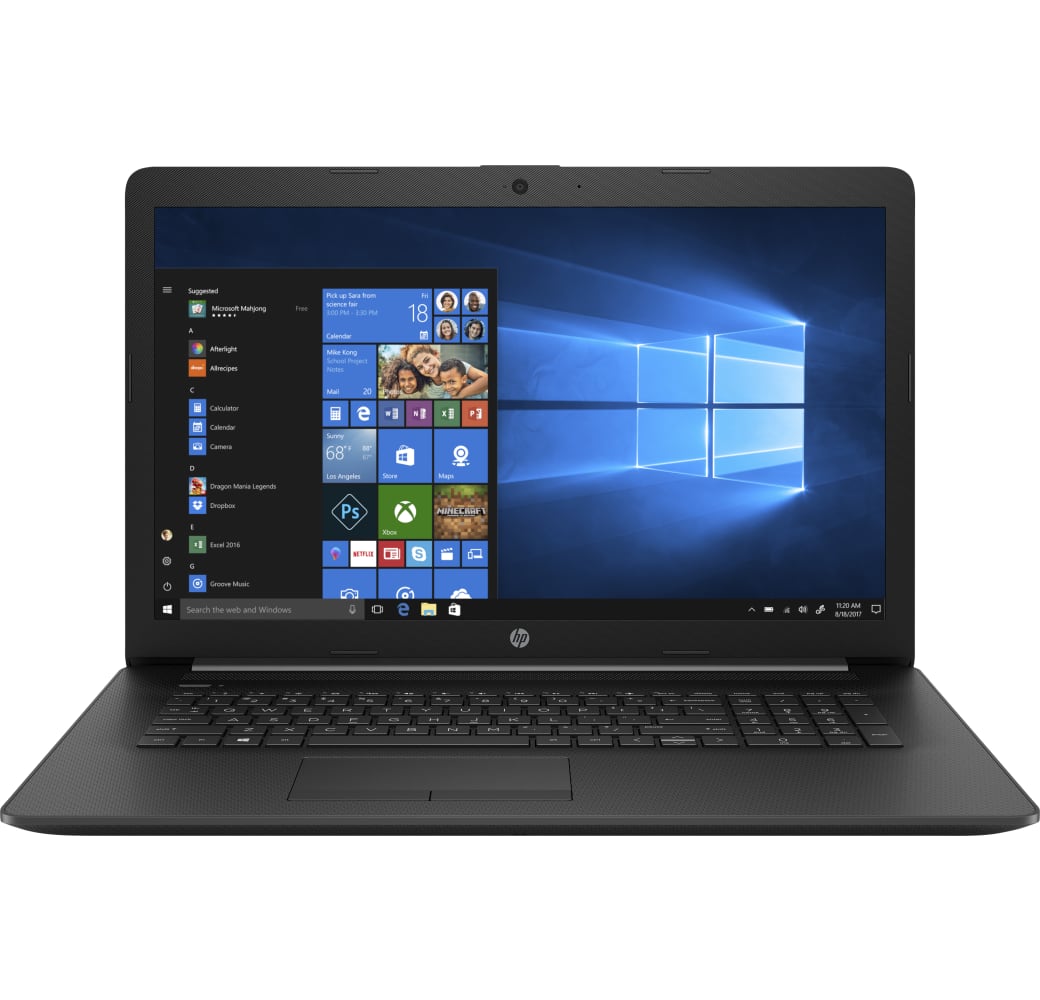 Black HP 17-ca0561ng Laptop - AMD A9 8 - 4GB - 256GB SSD - AMD Radeon™ R3.1