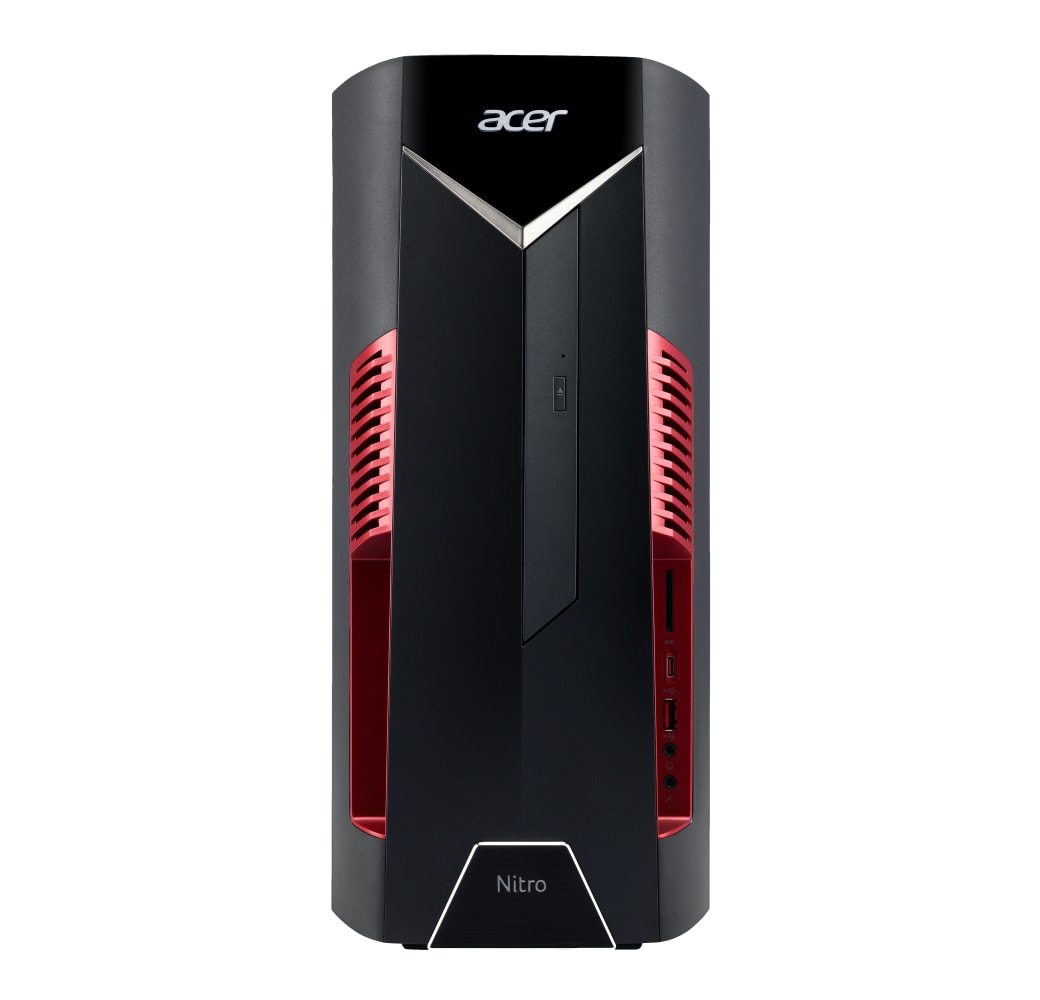 Black Acer Nitro 50 N50-110 Gaming Desktop - AMD Ryzen™ 7 3700X - 16GB - 1TB SSD - NVIDIA® GeForce® GTX™ 1660 Ti.1