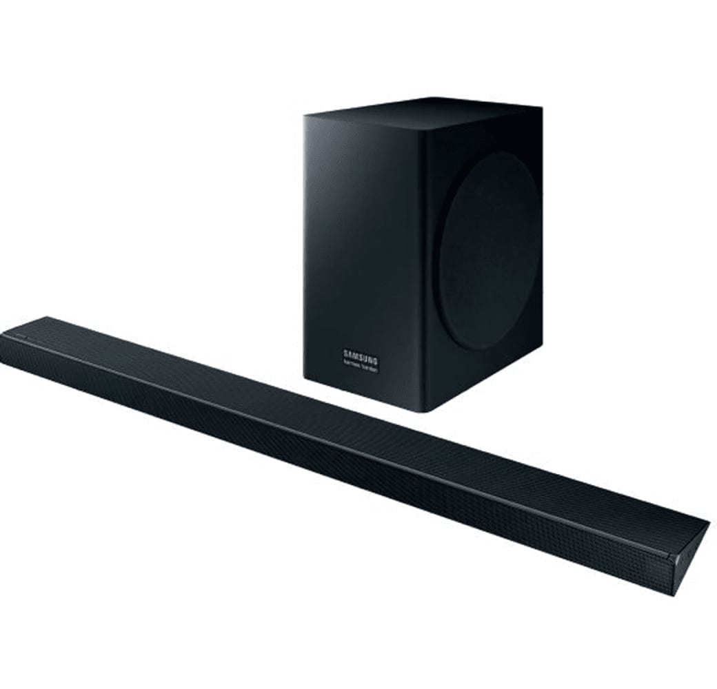 Black Samsung HW-Q60R Soundbar + Subwoofer.2