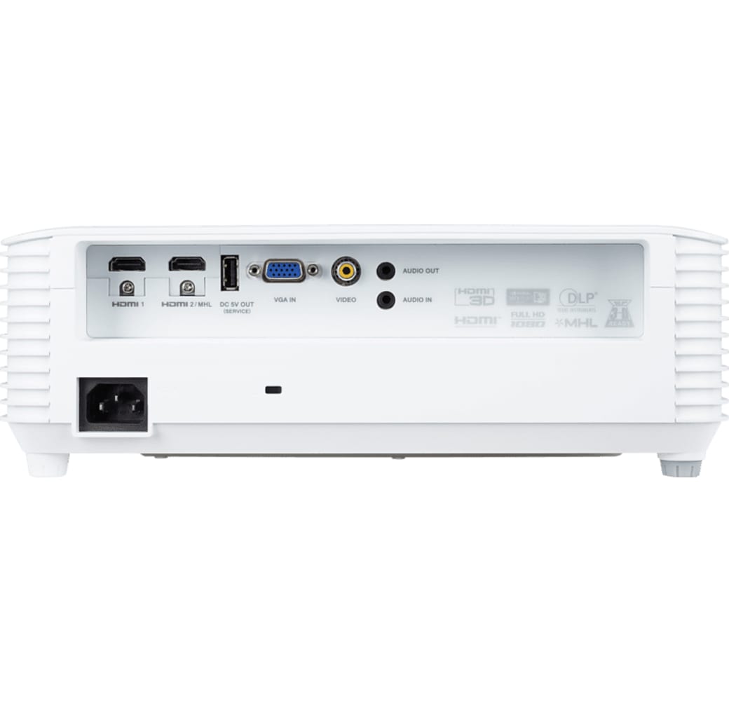 White Acer H6522ABD Projector - Full HD.4