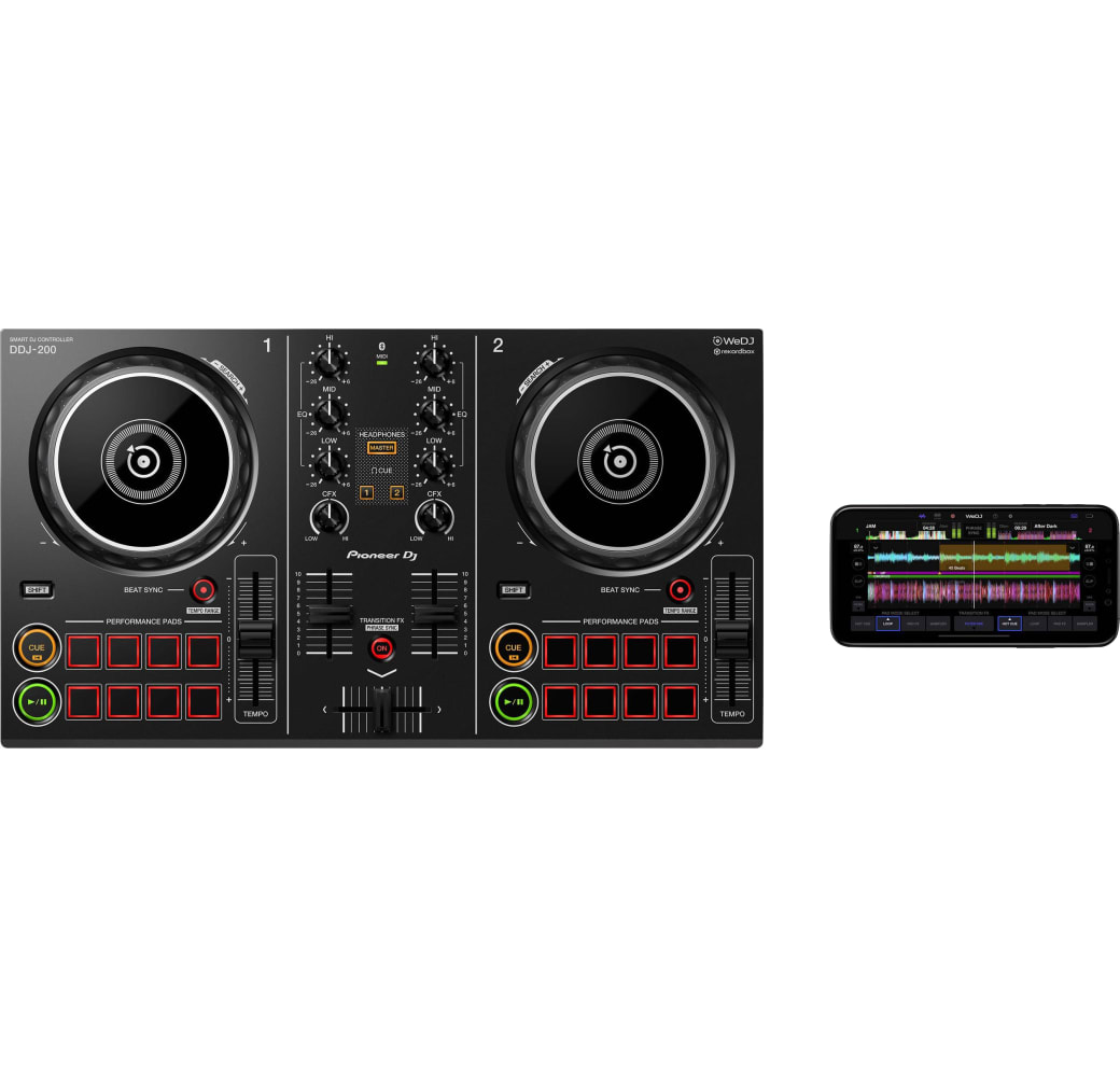 Schwarz Pioneer DJ DDJ-200 Smart DJ-Controller.3