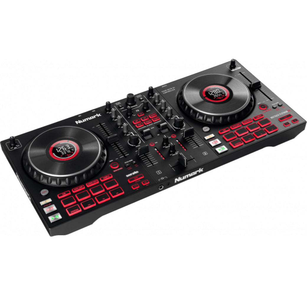 Zwart Numark Mixtrack Platinum FX DJ controller.1