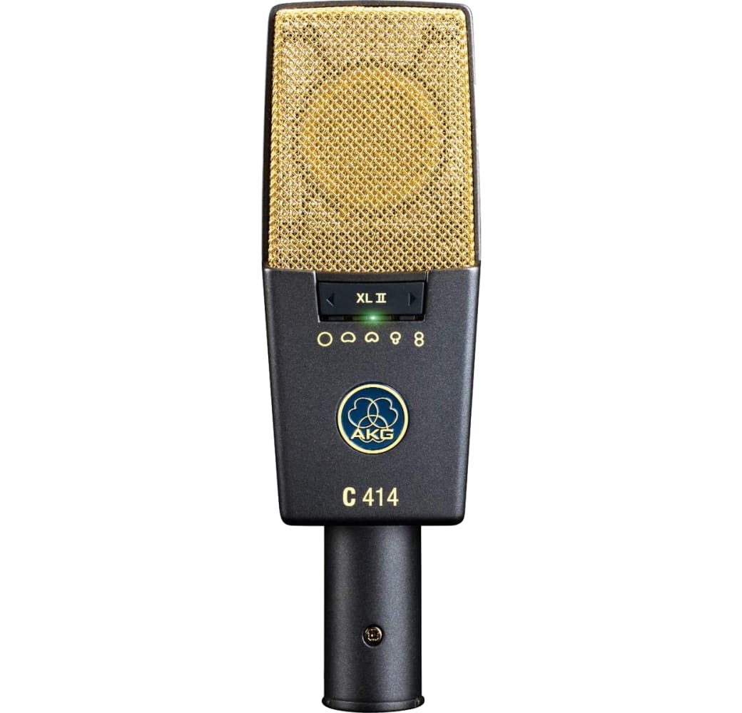 Dark grey/Gold AKG C414 XLII Condenser microphone.1