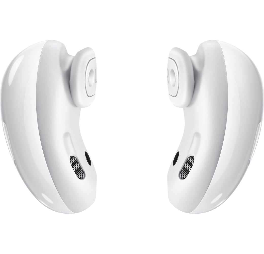 Mystic White Samsung Galaxy Buds Live Noise-cancelling In-ear Bluetooth Headphones.4