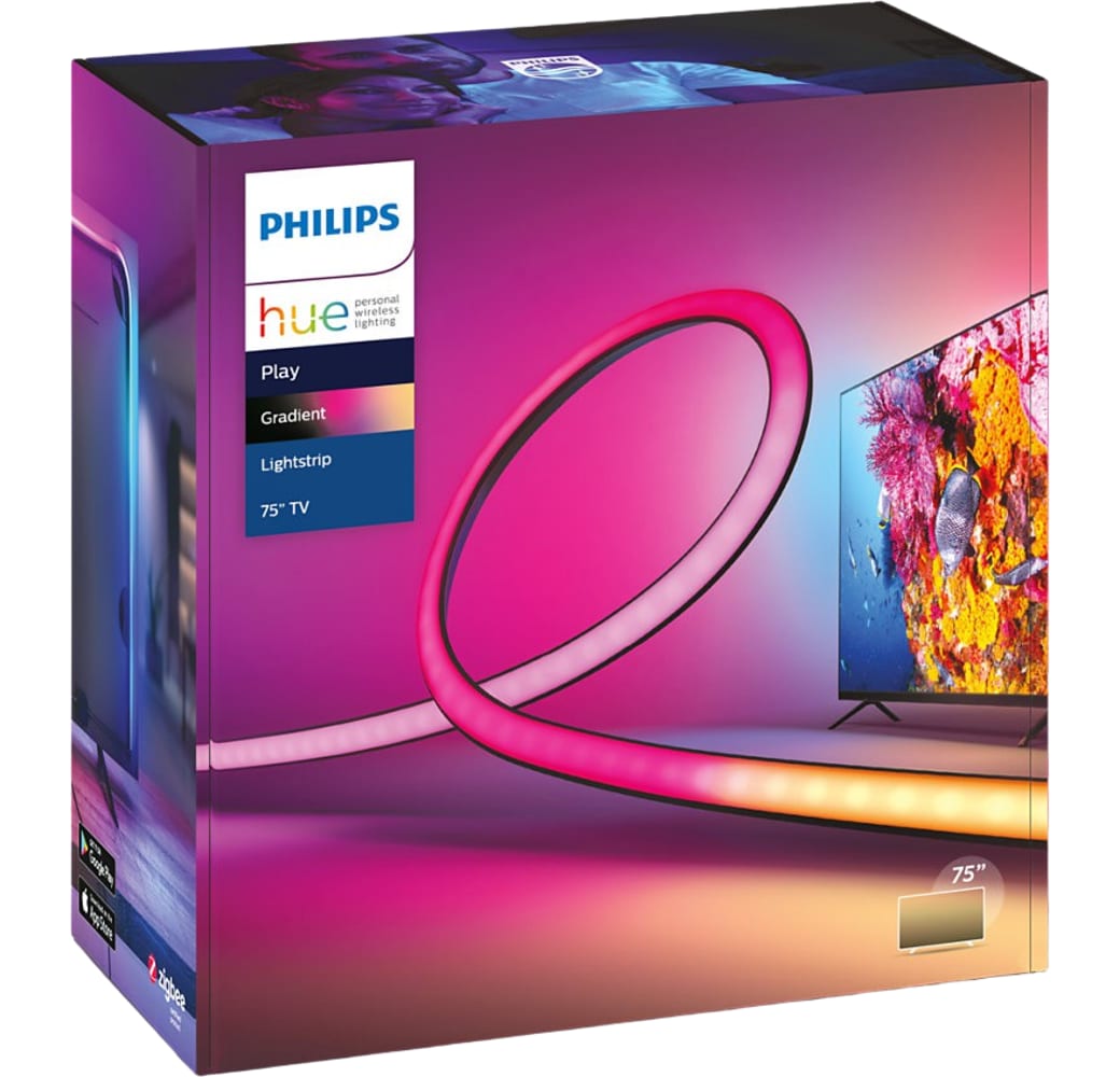 Schwarz Philips Hue Play Gradient Lightstrip (75-inch).2