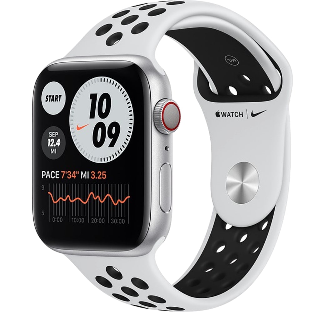 Negro Apple Watch Nike Series 6 GPS + Celular, correa de aliminio, , 40 mm.1