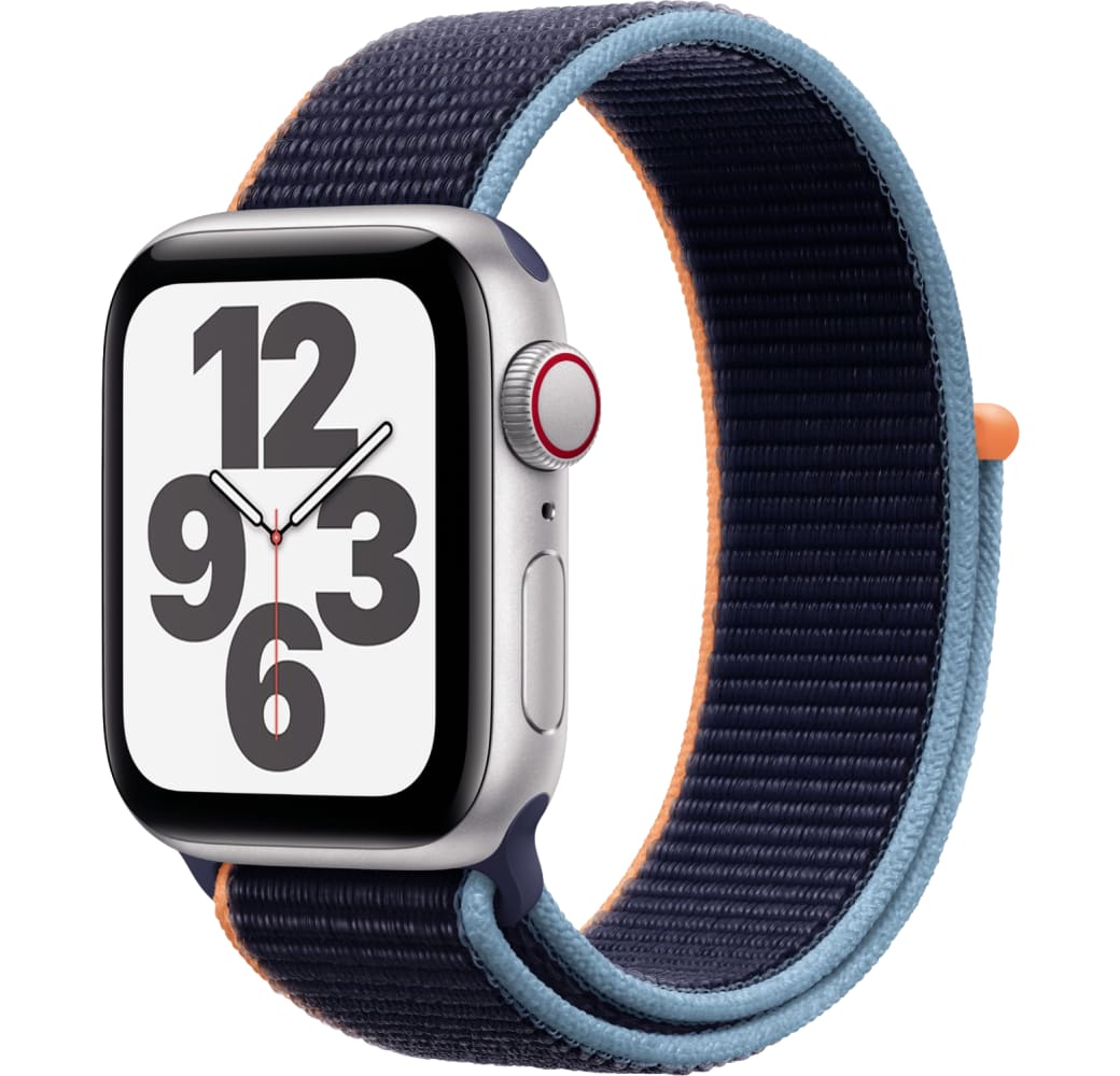 Donkere marine Apple Watch SE GPS + mobiel, Aluminium behuizing, 40 mm.1