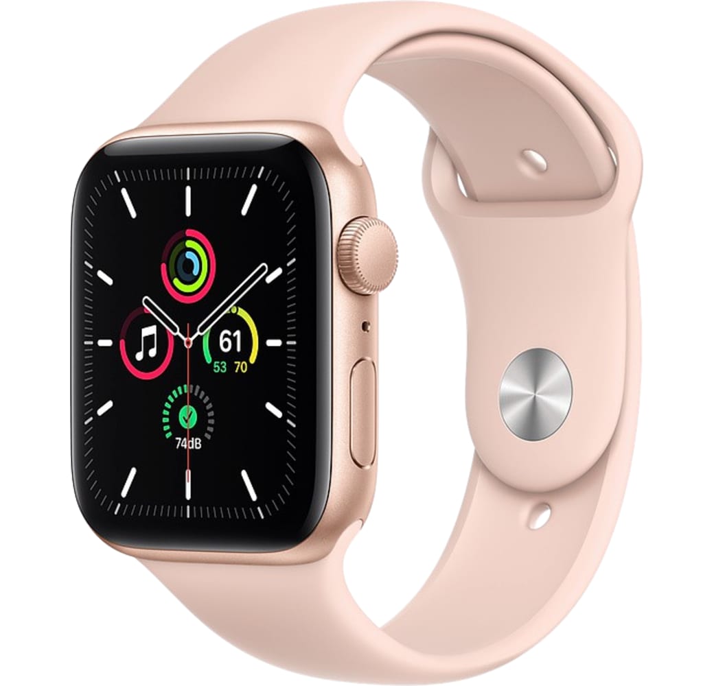 Zand roze Apple Watch SE GPS, Aluminium behuizing, 40mm.1