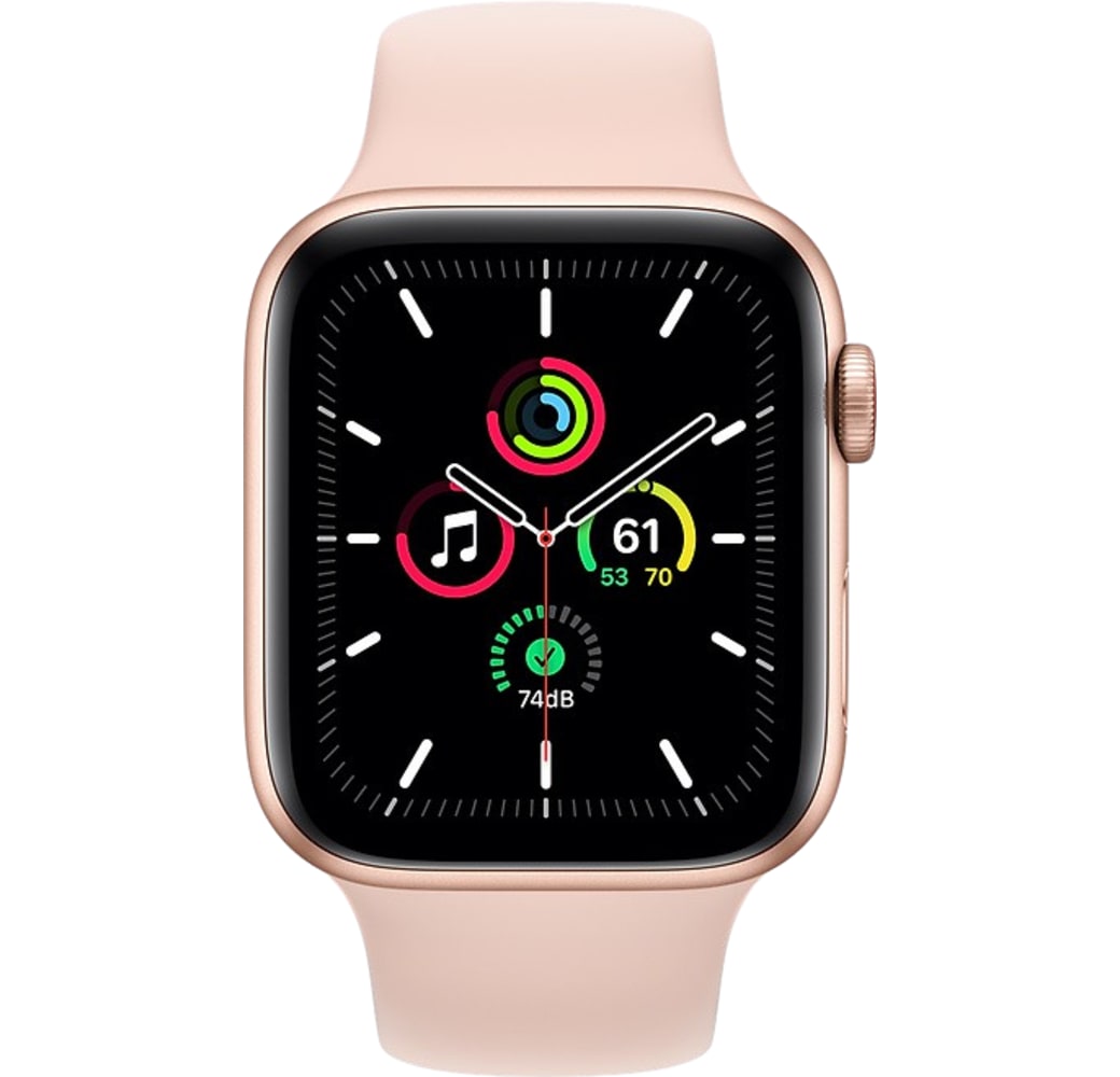 Rosa Apple Watch SE GPS + Celular de correa de aluminio, 44 ​​mm.2