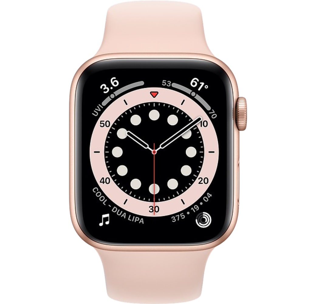 Zand roze Apple Watch Series 6 GPS, Aluminium behuizing, 40mm.2