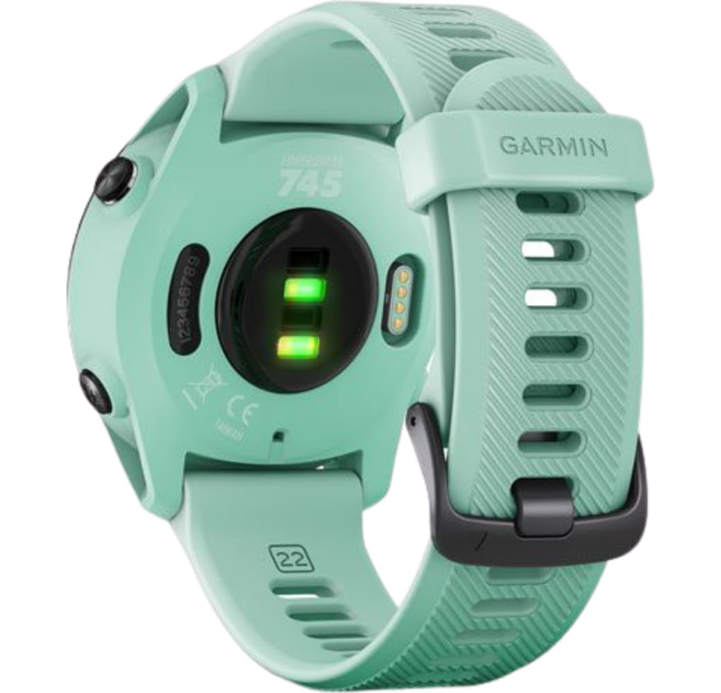 Verde Reloj inteligente Garmin Forerunner 745, caja de polímero reforzado con fibra, 44 mm.4