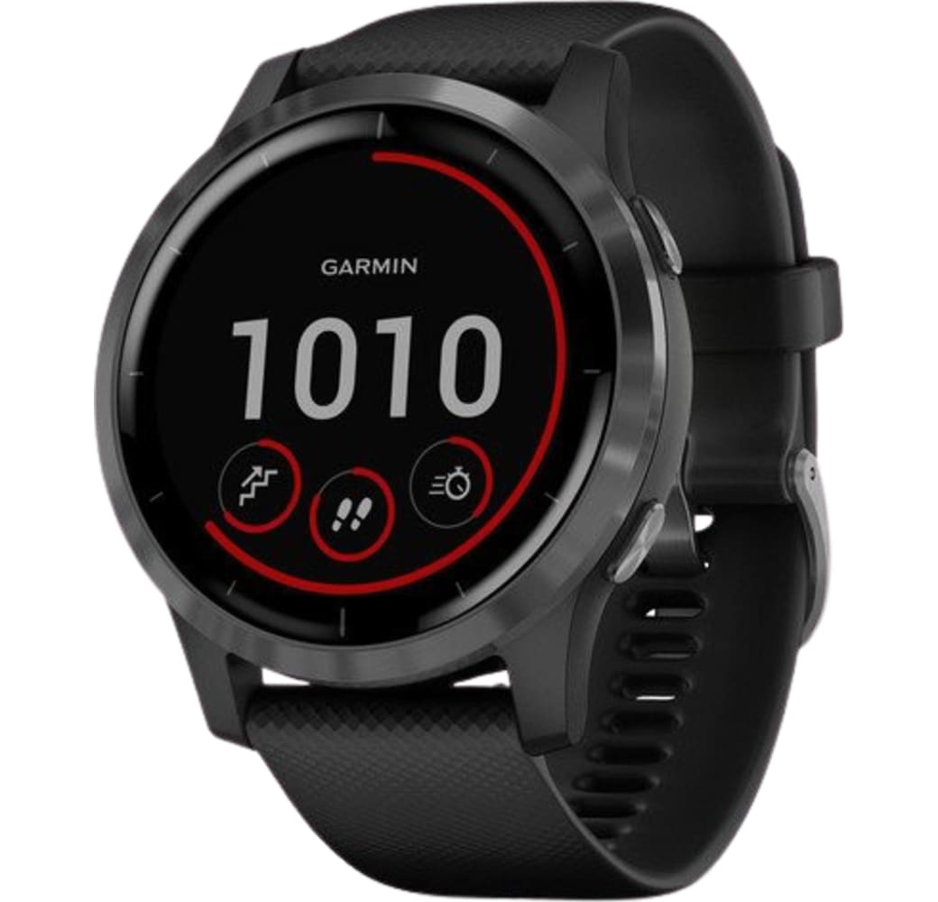 Schwarz Garmin Vivoactive 4 GPS-Sportuhr.1