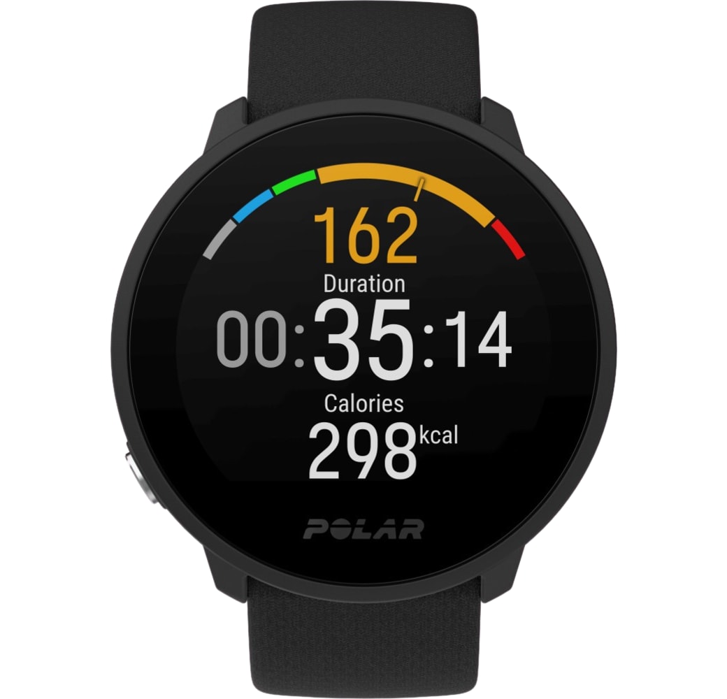 Negro Polar Unite Smartwatch, correa de polímero reforzado, 44 ​​mm.2