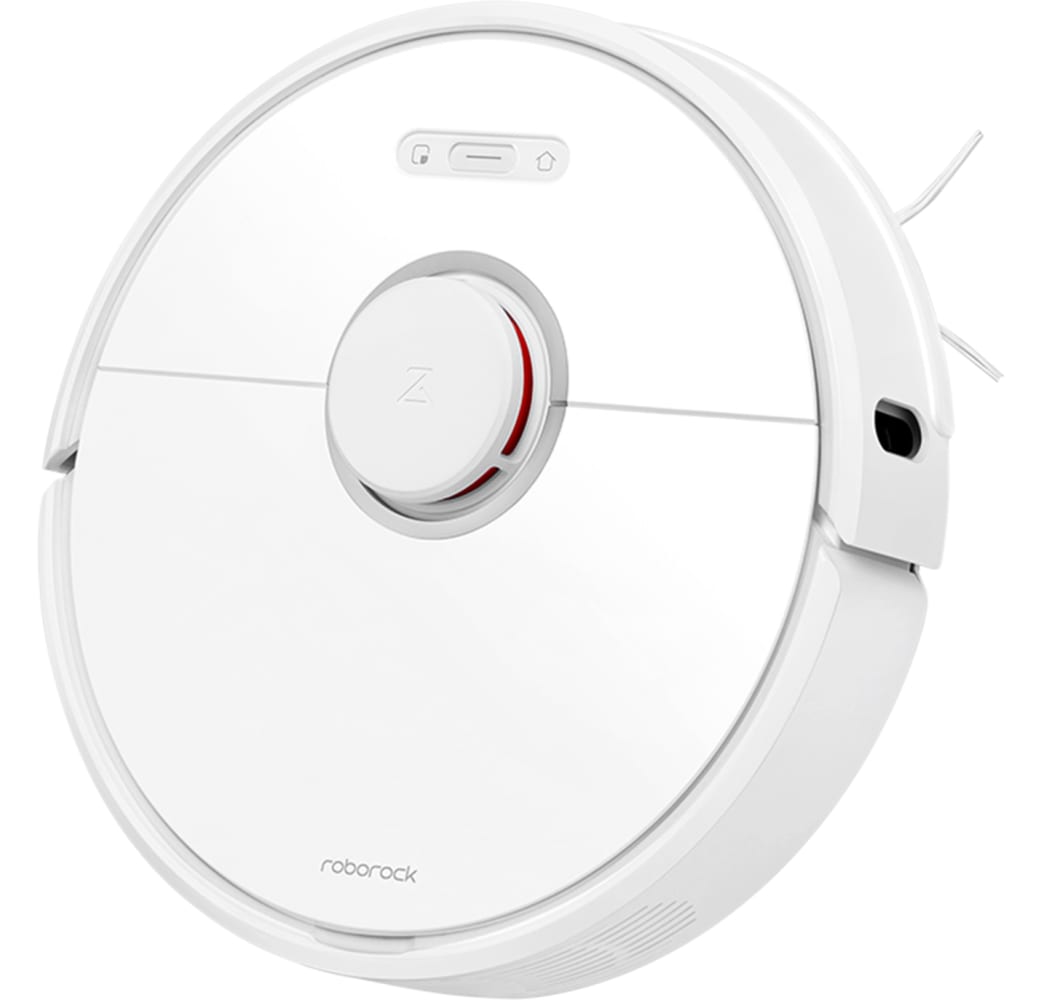 Weiss Roborock S6 Saugroboter mit Wischfunktion.1