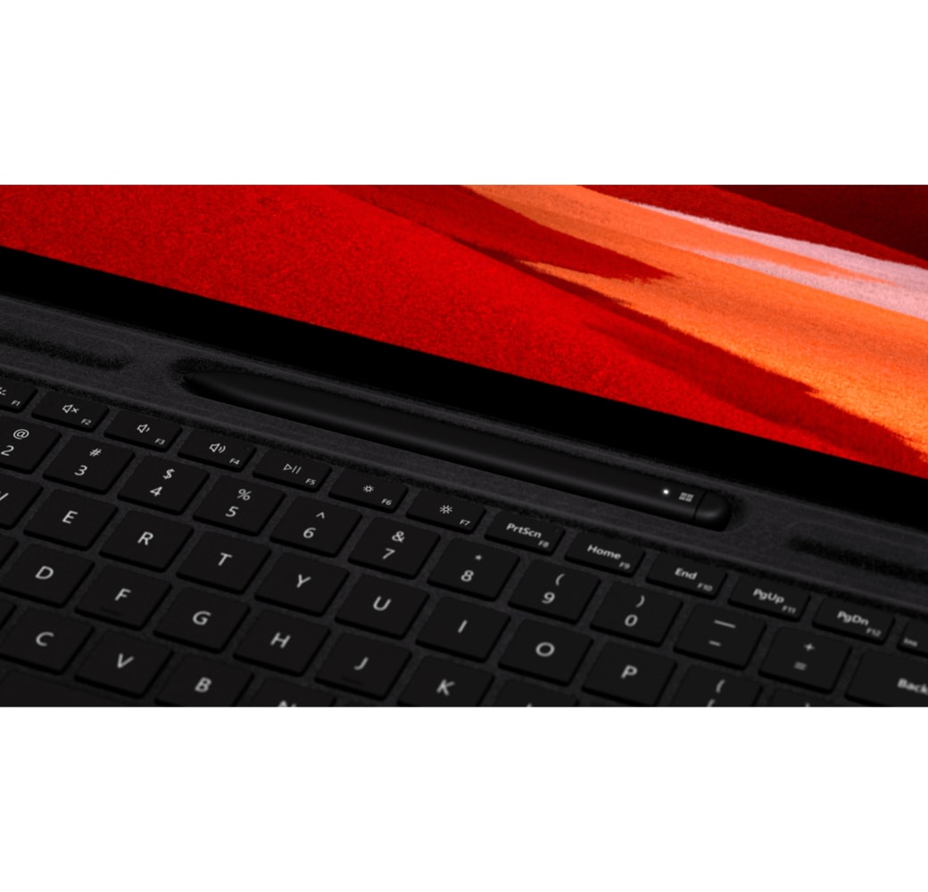 Schwarz Microsoft Surface Pro X Signature Keyboard and Slim Pen.2