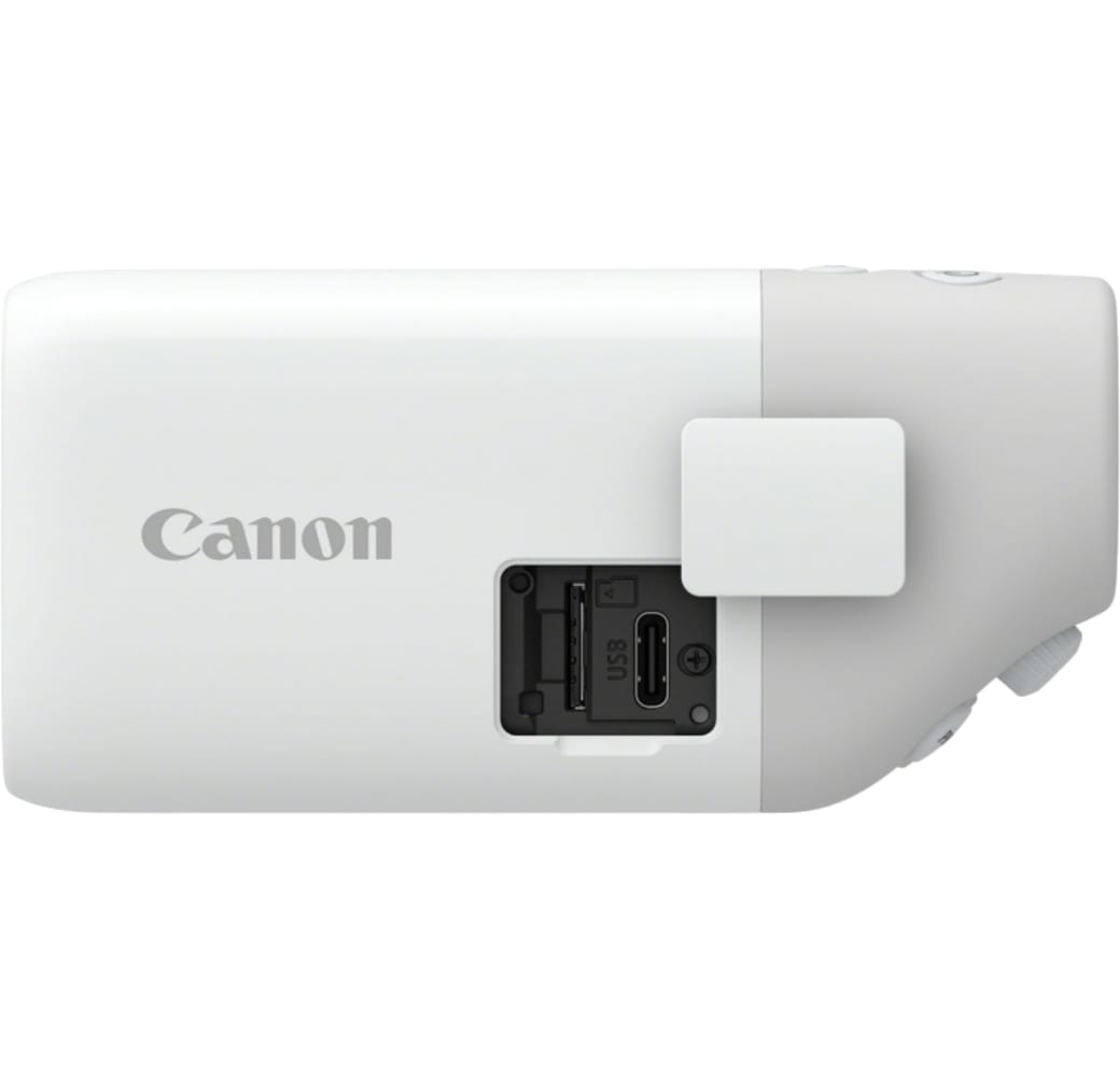 White Canon Powershot Zoom.4