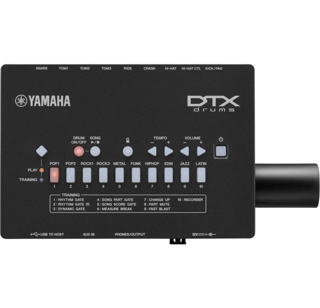 Zwart Yamaha DTX432K E-drum set.3