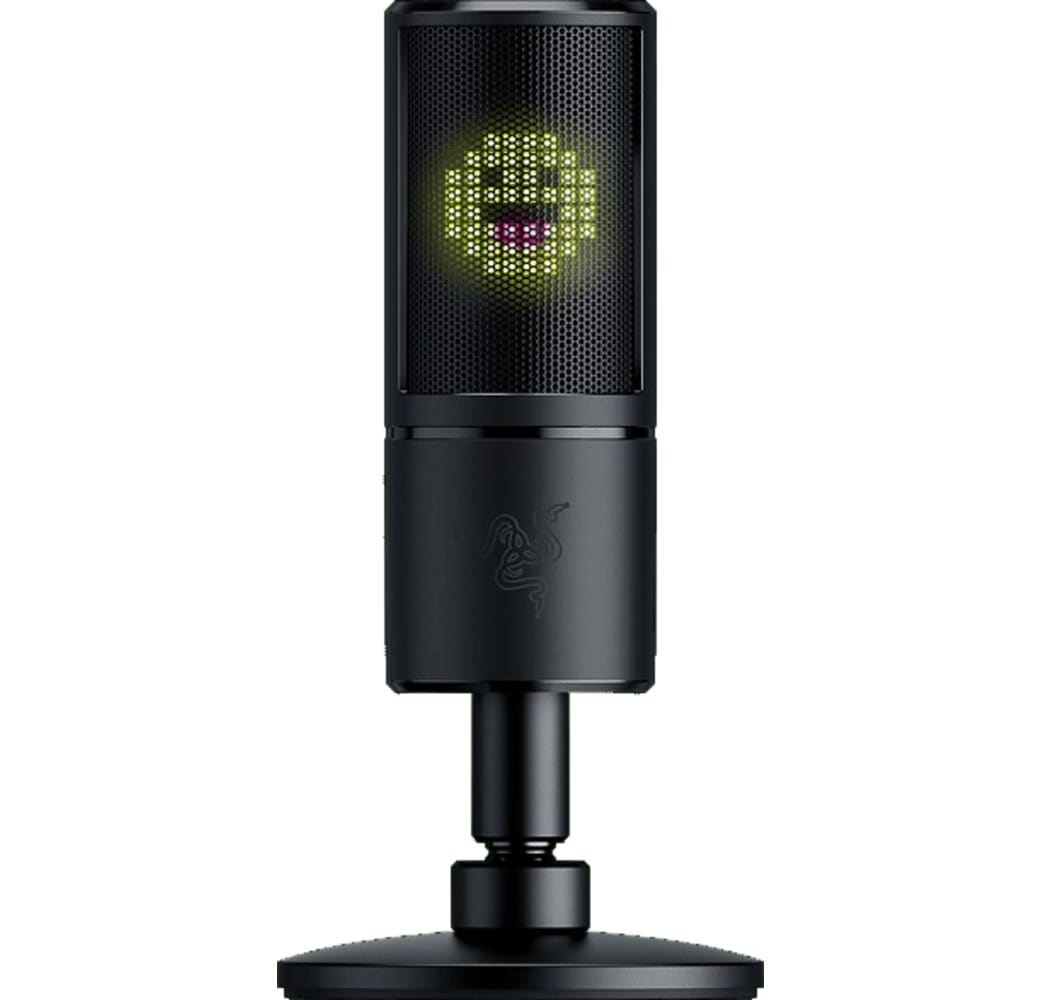 Schwarz Razer Seiren Emote Gaming Mikrofon.1