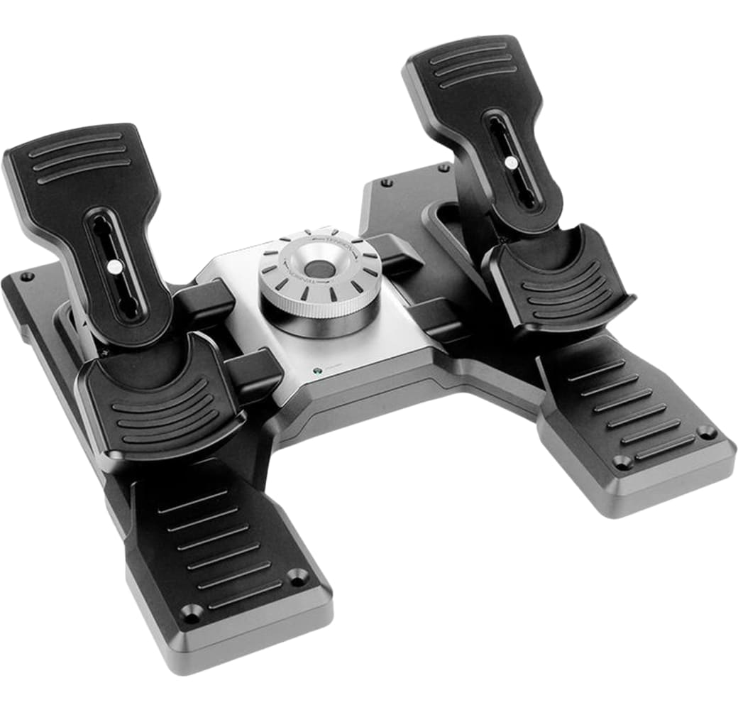 Black Logitech Saitek PRO Rudder pedals.2