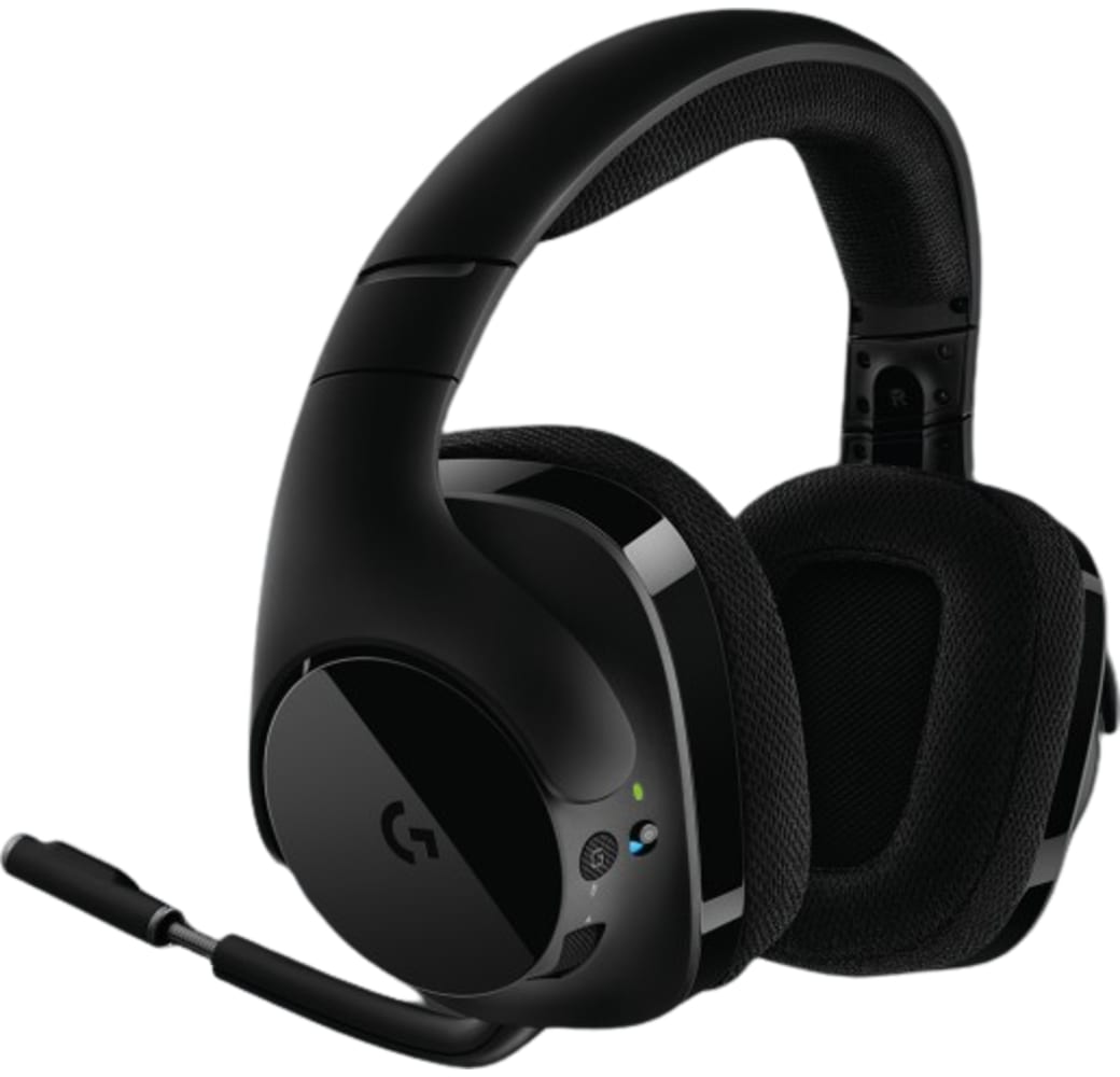 Black Logitech G533 Over-ear Gaming Headphones.4