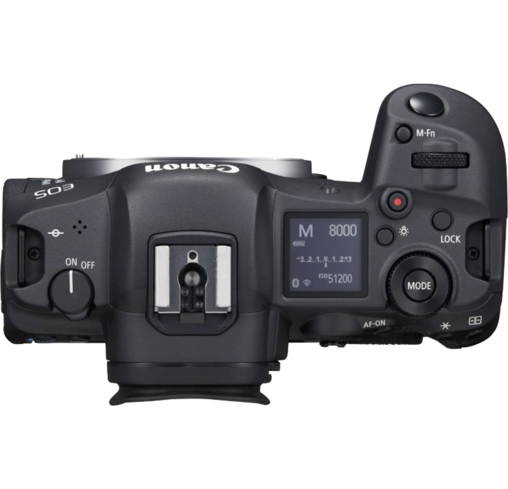 Zwart Canon EOS R5 Systeemcamera boby.5