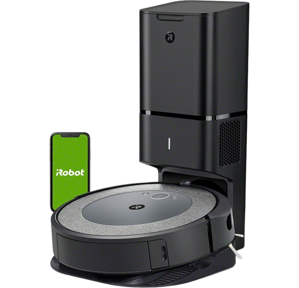 Neutral iRobot Roomba i3+ Vacuum Cleaner Robot with Dirt Disposal Station.1