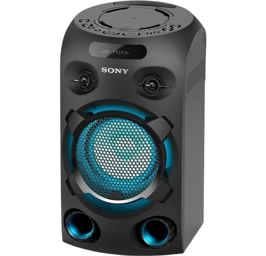 Zwart Sony MHC-V02 Partybox Party Bluetooth Speaker.3